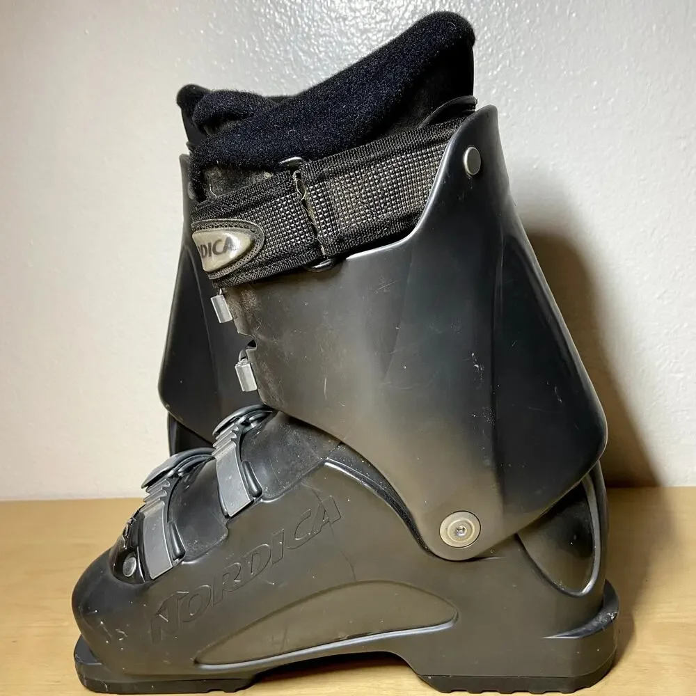 Nordica B9W Ski Boots 4 Micro Adjust Alu Buckles Black Mondo 240/245 7.5/8